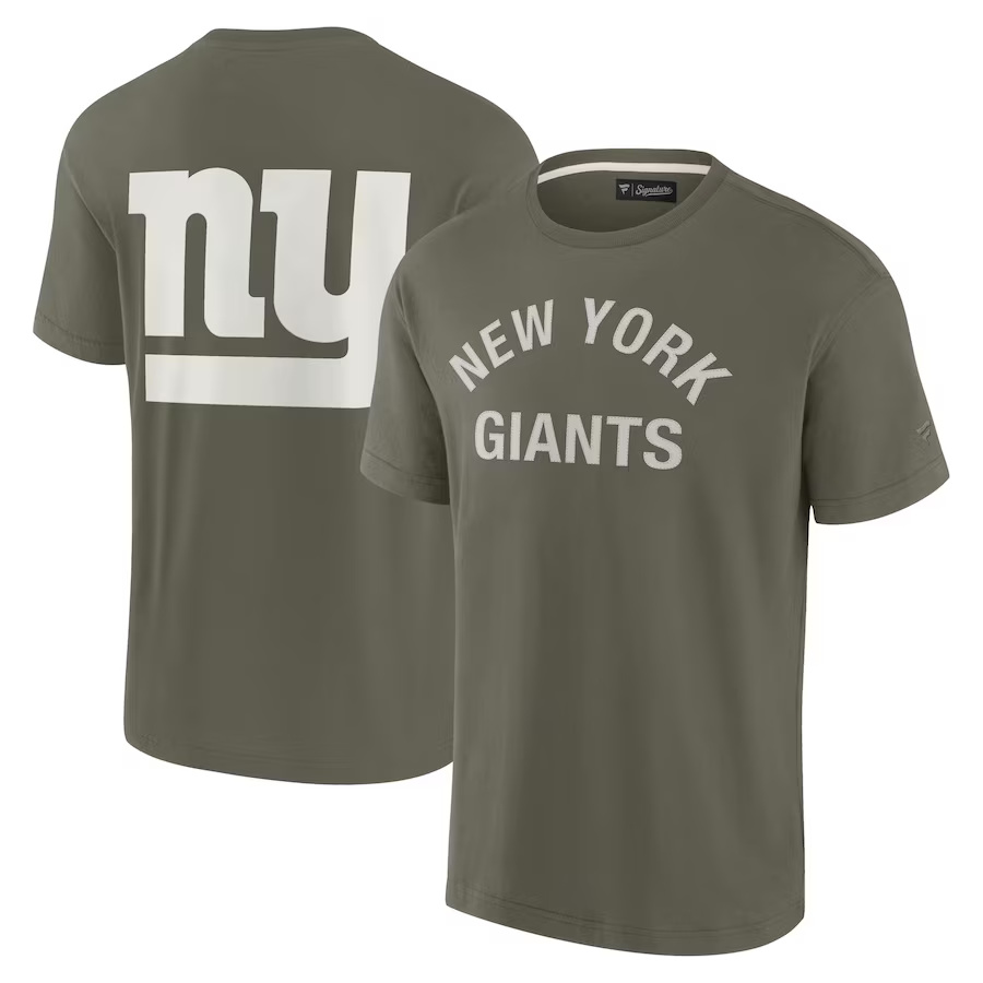 Men's New York Giants Olive Elements Super Soft T-Shirt